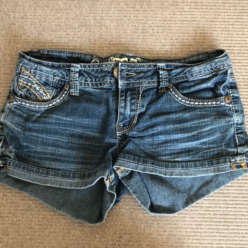 Hydraulic Denim Shorts